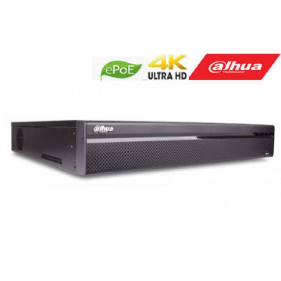 IP įrašymo įreng. 16kam. iki 12Mp, 4HDD, 16 PoE sąsajų 1-8 ePoE iki 800m, 320Mbps, IVS, H.265 IP įrašymo įreng. 16kam. iki 12Mp, 4HDD, 16 PoE sąsajų 1-8 ePoE iki 800m, 320Mbps, IVS, H.265