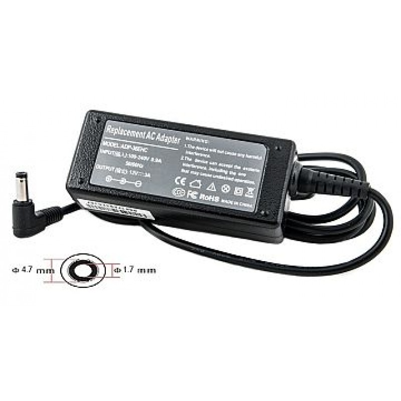 Nešiojamo kompiuterio įkroviklis ASUS 36W: 12V, 3A Nešiojamo kompiuterio įkroviklis ASUS 36W: 12V, 3A