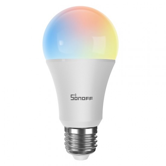 SONOFF išmanioji lemputė E27 (2700-6500K +9W RGBCW) SONOFF išmanioji lemputė E27 (2700-6500K +9W RGBCW)