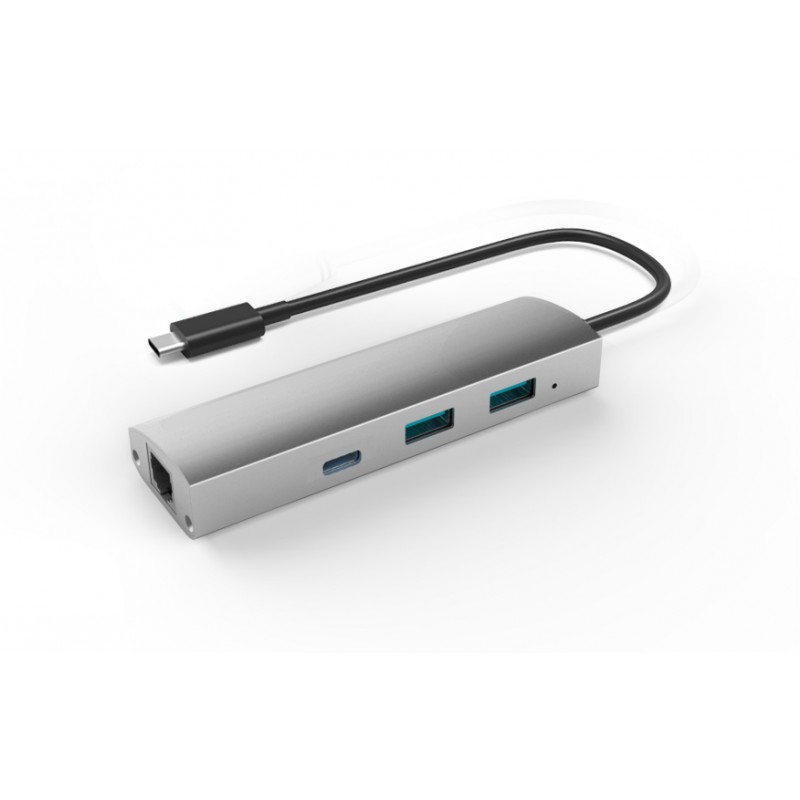 Adapteris USB 3.1 į 2-Port USB 3.0 + 1-Port USB 3.1 su Gigabit Ethernet Adapteris USB 3.1 į 2-Port USB 3.0 + 1-Port USB 3.1 su Gigabit Ethernet