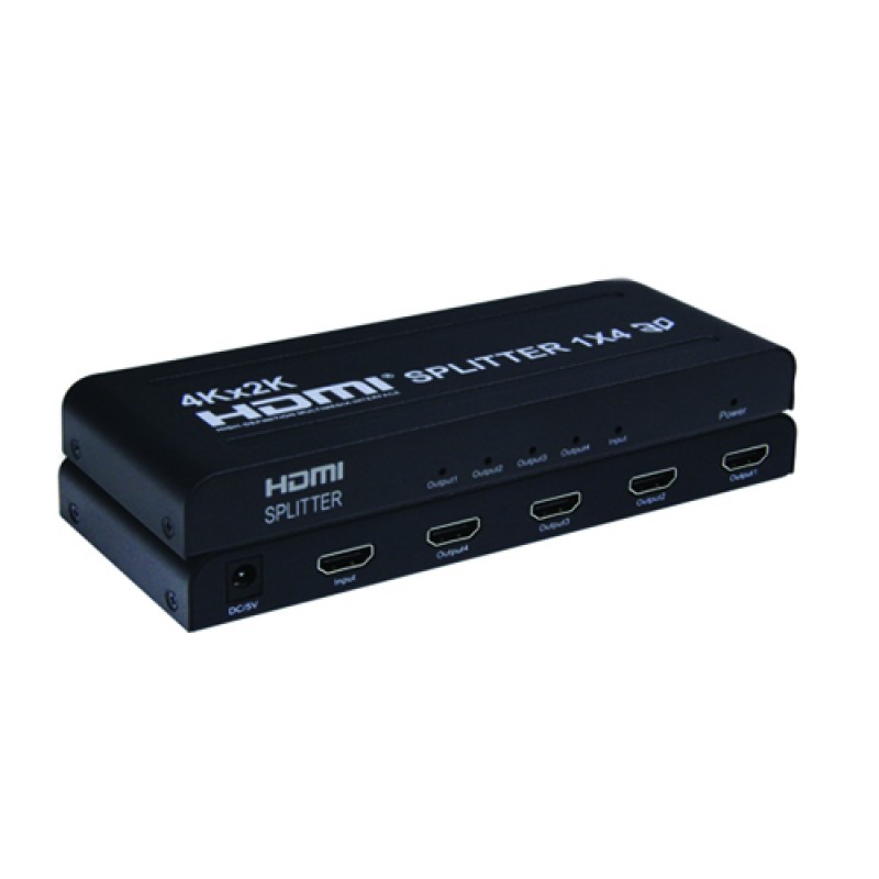 HDMI daliklis 1x4, 4K HDMI daliklis 1x4, 4K