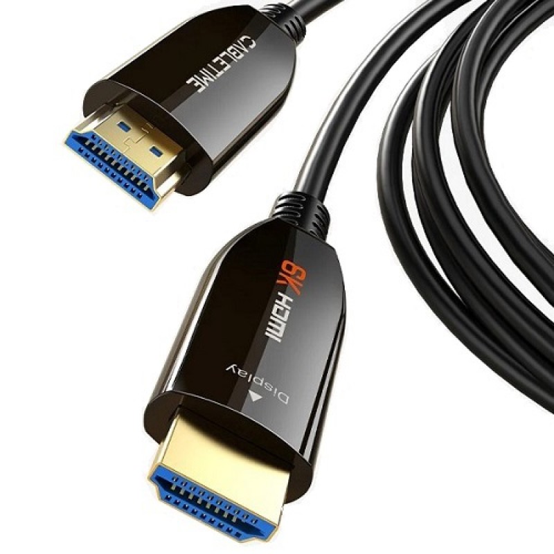 Optinis kabelis HDMI - HDMI, AOC, 8K, 60Hz, 50m, 48Gbps, 2.1 ver Optinis kabelis HDMI - HDMI, AOC, 8K, 60Hz, 50m, 48Gbps, 2.1 ver