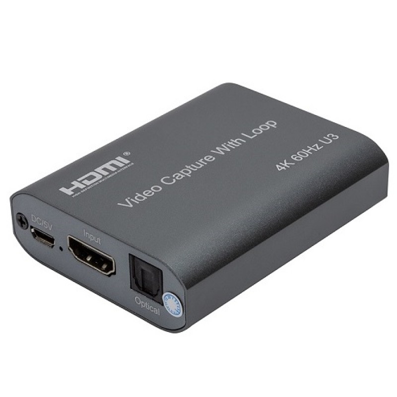 Vaizdo fiksavimo įrenginys HDMI USB3.0, 4K 60Hz Vaizdo fiksavimo įrenginys HDMI USB3.0, 4K 60Hz