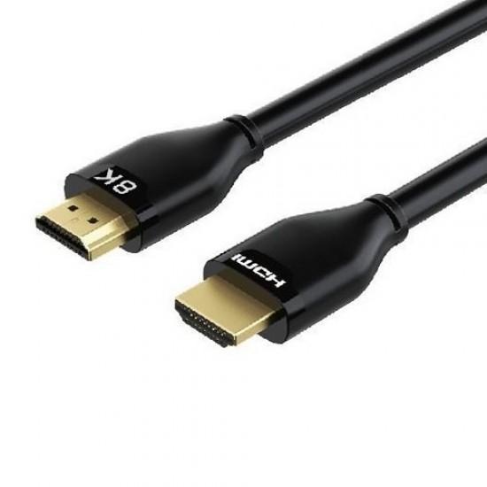 Kabelis HDMI - HDMI, 8K, UHD, 1m, 2.1 ver Kabelis HDMI - HDMI, 8K, UHD, 1m, 2.1 ver