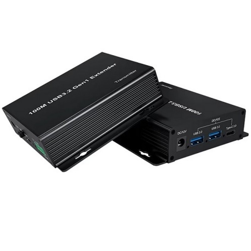USB3.2 Gen1 ilgintuvas (extender) iki 100m, 2xUSB-A, 2xUSB-C