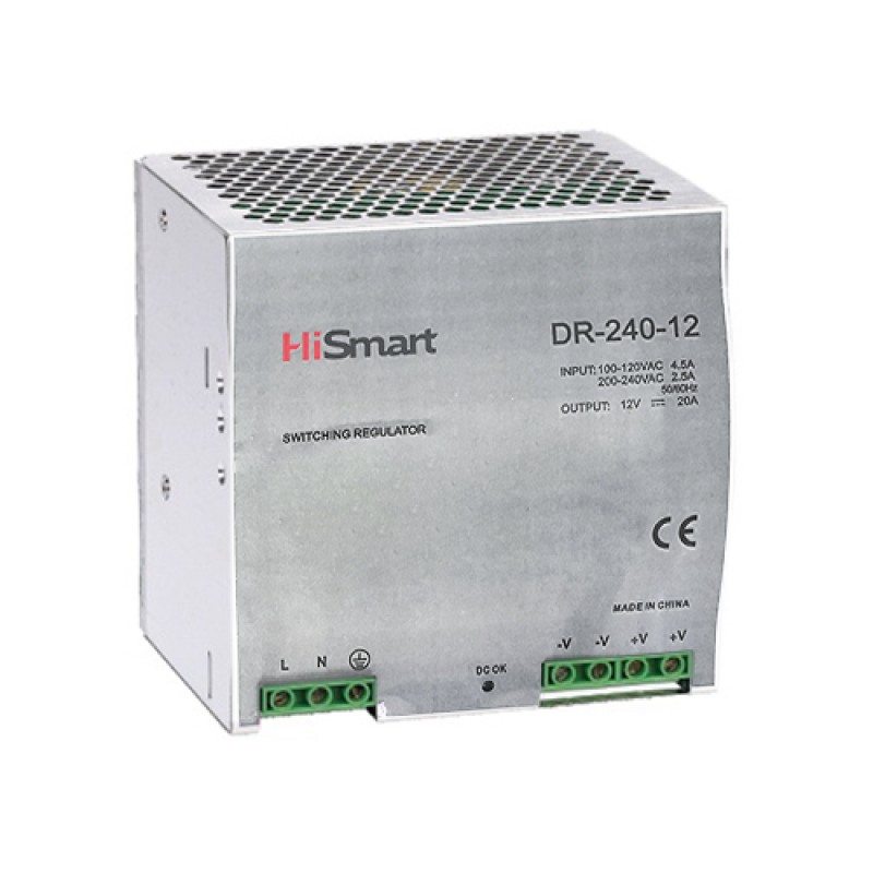 Maitinimo šaltinis 12V, 20A, 240W, DIN Maitinimo šaltinis 12V, 20A, 240W, DIN
