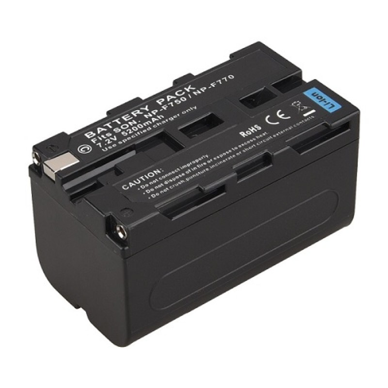 Sony NP-F750 akumuliatorius, 5200mAh Sony NP-F750 akumuliatorius, 5200mAh