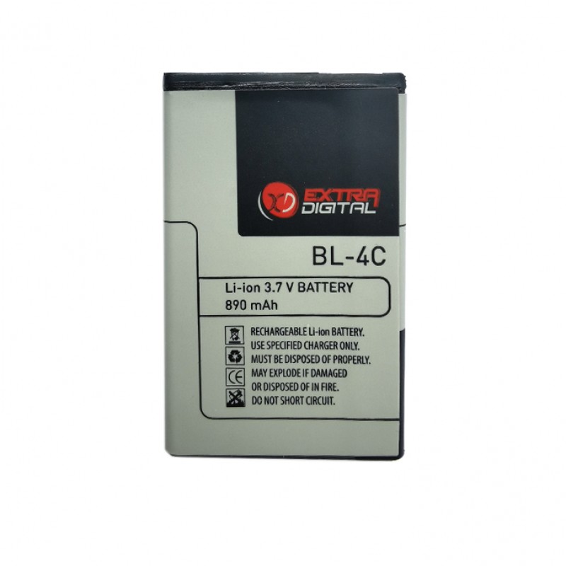 Baterija NOKIA BL-4C (6100, 5100, 2650, E60, N91) Baterija NOKIA BL-4C (6100, 5100, 2650, E60, N91)