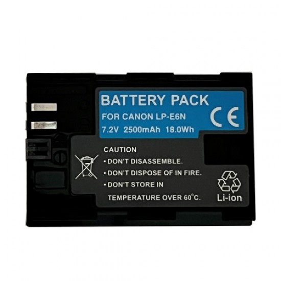 CANON LP-E6N akumuliatorius, 2400mAh CANON LP-E6N akumuliatorius, 2400mAh