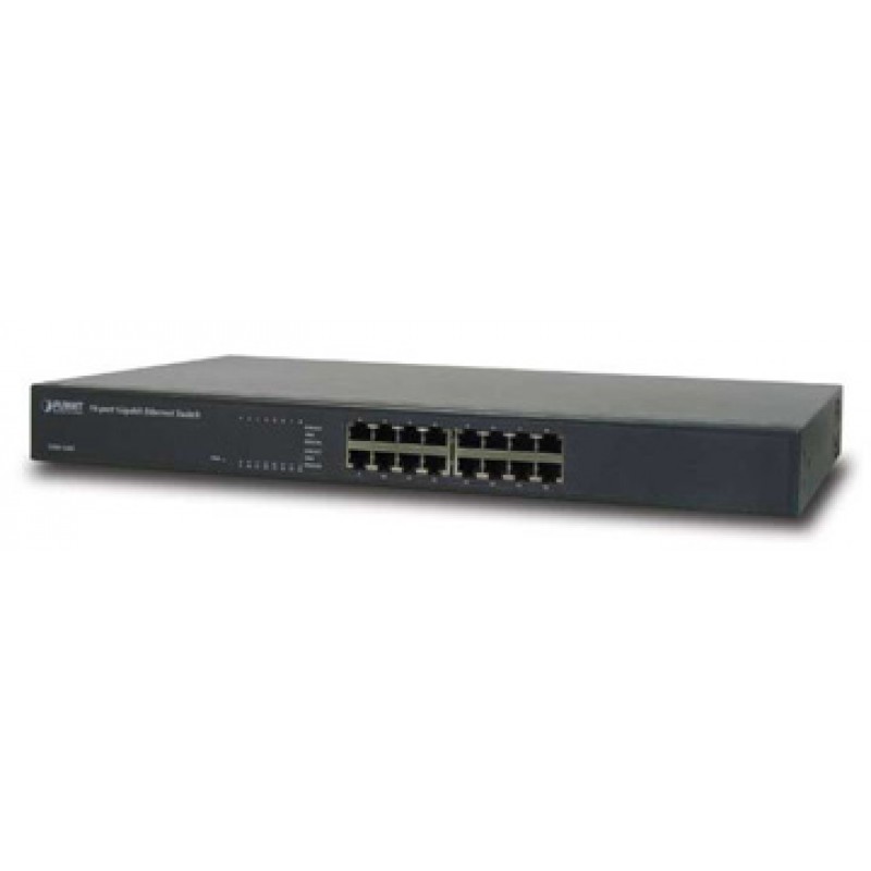 16-prievadų Gigabitinis interneto tinklo šakotuvas Planet GSW-1601 16-prievadų Gigabitinis interneto tinklo šakotuvas Planet GSW-1601