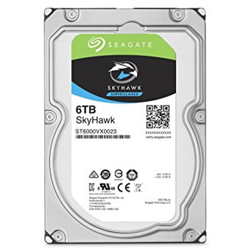 6TB SEAGATE SURVEILLANCE SKYHAWK 3.5“, HDD SATA 6TB 6TB SEAGATE SURVEILLANCE SKYHAWK 3.5“, HDD SATA 6TB