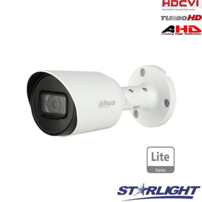 HD-CVI kam. STARLIGHT cilindrinė 2MP su IR iki 30m, 3.6mm obj., STARLIGT sensor., mic, IP67 HD-CVI kam. STARLIGHT cilindrinė 2MP su IR iki 30m, 3.6mm obj., STARLIGT sensor., mic, IP67
