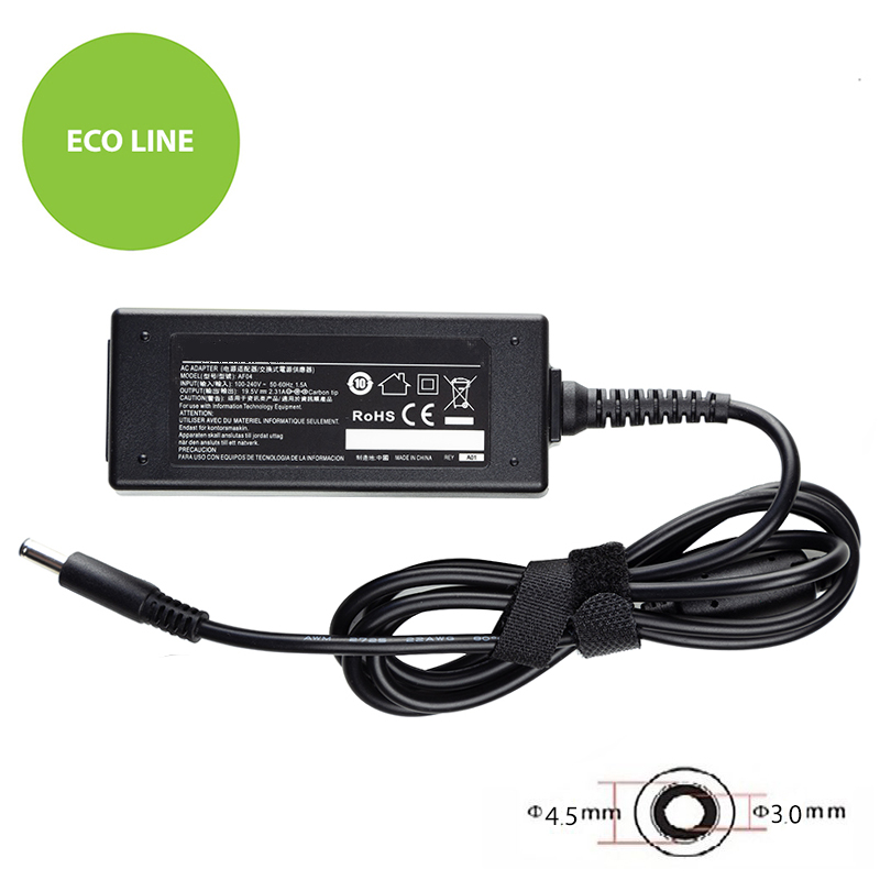 Nešiojamo kompiuterio įkroviklis HP 45W: 19.5V, 2.31A Nešiojamo kompiuterio įkroviklis HP 45W: 19.5V, 2.31A