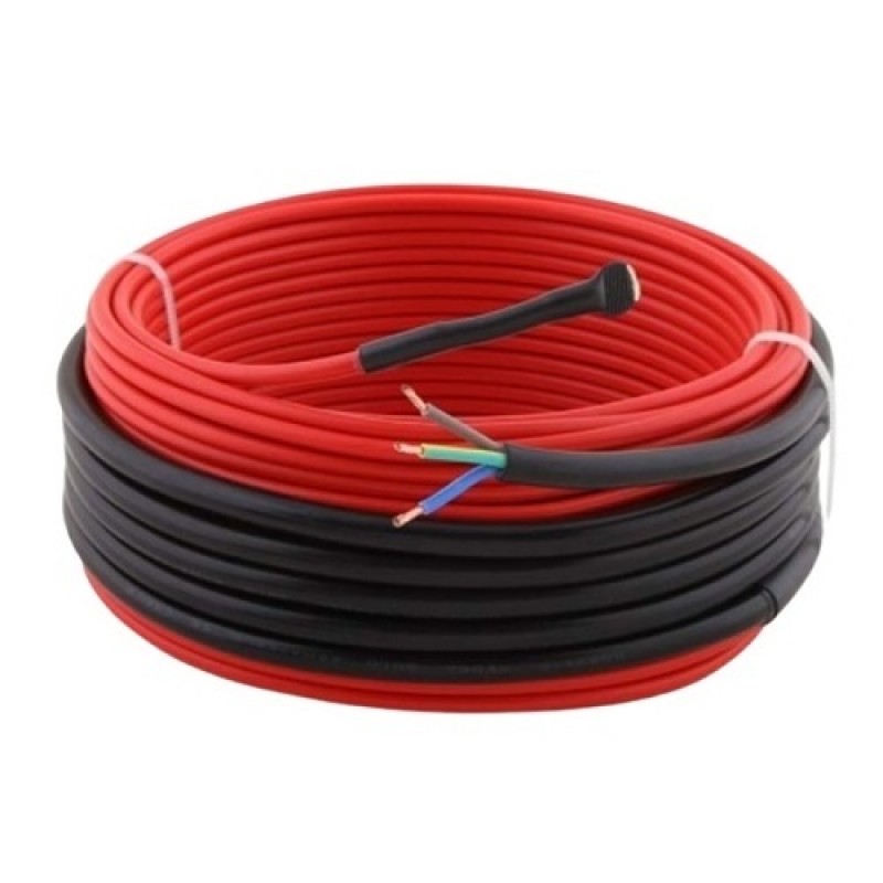 Šildymo kabelis 300W, 25m, 12W/m, AC 230V