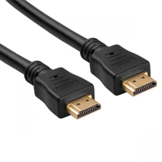 Kabelis HDMI - HDMI, 5m, 1.4v, su paauksuotomis jungtimis Kabelis HDMI - HDMI, 5m, 1.4v, su paauksuotomis jungtimis