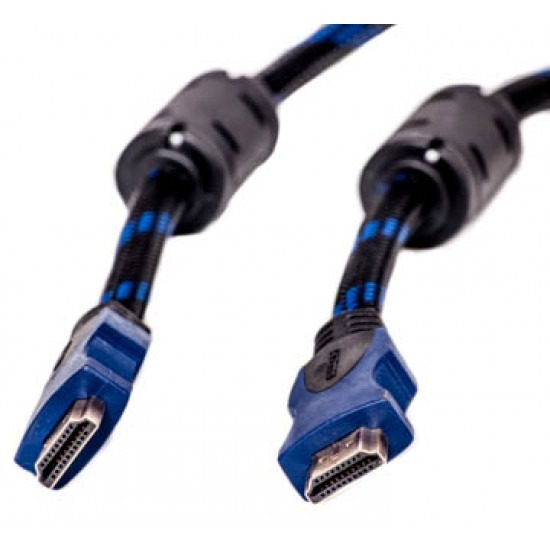 Kabelis HDMI - HDMI, 3m, 1.4 ver., Nylon Kabelis HDMI - HDMI, 3m, 1.4 ver., Nylon
