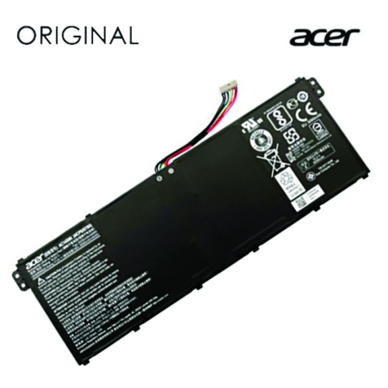 Nešiojamo kompiuterio baterija ACER AC14B8K, 3220 mAh, Original Nešiojamo kompiuterio baterija ACER AC14B8K, 3220 mAh, Original