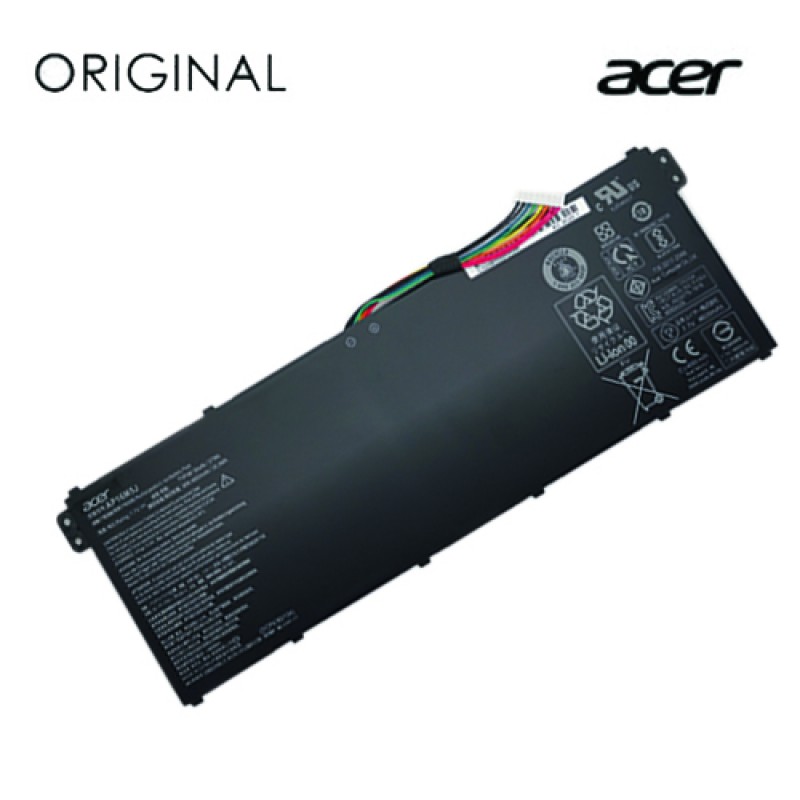 Nešiojamo kompiuterio baterija ACER AP16M5J, 4810mAh, Original Nešiojamo kompiuterio baterija ACER AP16M5J, 4810mAh, Original