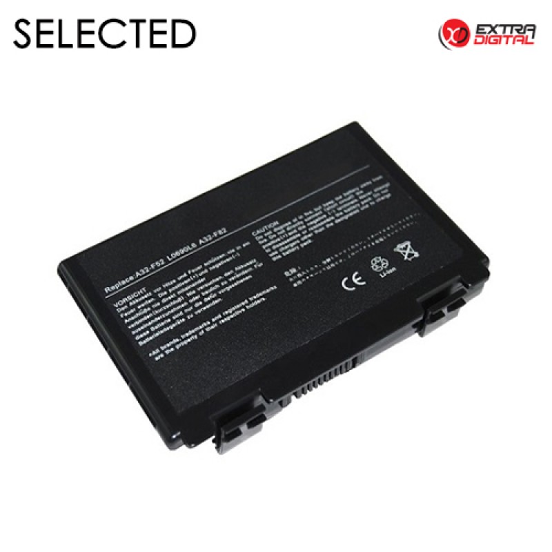 Nešiojamo kompiuterio baterija ASUS A32-F52, 4400mAh, Extra Digital Selected Nešiojamo kompiuterio baterija ASUS A32-F52, 4400mAh, Extra Digital Selected
