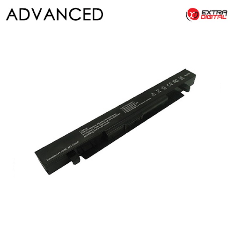 Nešiojamo kompiuterio baterija ASUS A41-X550, 2200mAh, Extra Digital Selected Nešiojamo kompiuterio baterija ASUS A41-X550, 2200mAh, Extra Digital Selected