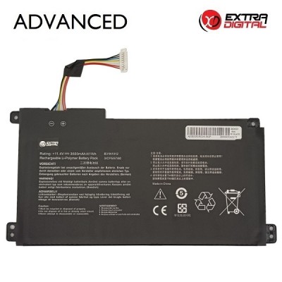 Nešiojamo kompiuterio baterija ASUS B31N1912, 3600mAh, Extra Digital Advanced
