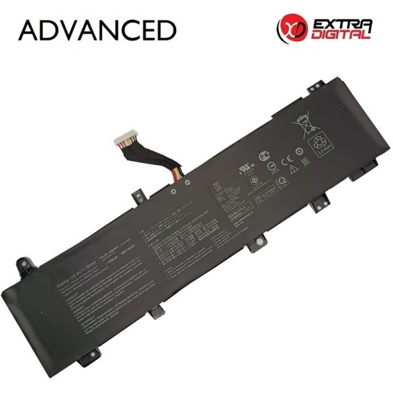 Nešiojamo kompiuterio baterija ASUS C41N1906 (Type A), 4900mAh, Extra Digital Advanced