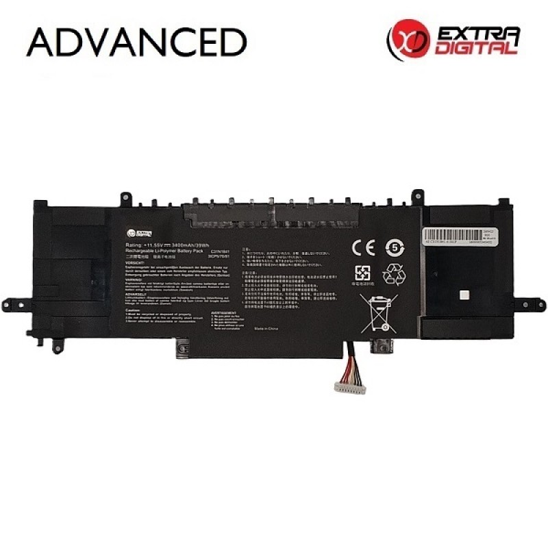 Nešiojamo kompiuterio baterija ASUS C31N1841, 3400mAh, Extra Digital Advanced