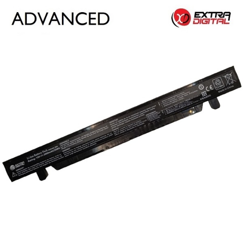 Nešiojamo kompiuterio baterija ASUS A41N1424, 2600mAh, Extra Digital Advanced