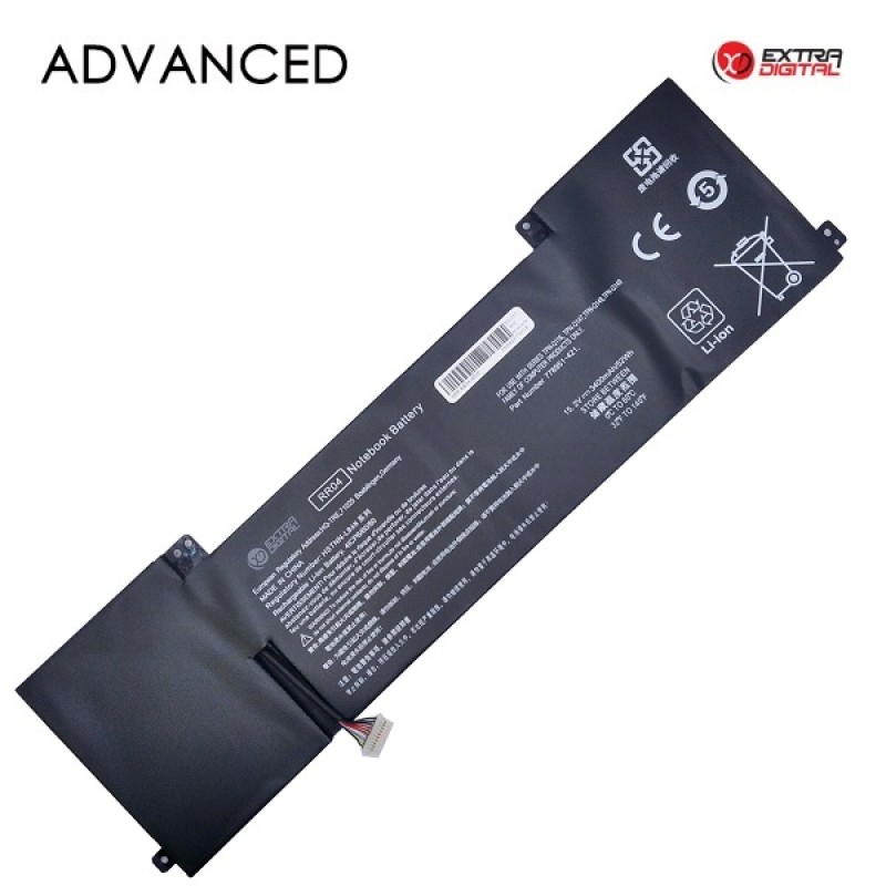 Nešiojamo kompiuterio baterija HP RR04, 3400mAh, Extra Digital Advanced Nešiojamo kompiuterio baterija HP RR04, 3400mAh, Extra Digital Advanced