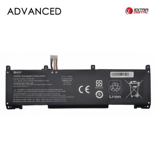 Nešiojamo kompiuterio baterija HP RH03XL, 3550mAh, Extra Digital Advanced Nešiojamo kompiuterio baterija HP RH03XL, 3550mAh, Extra Digital Advanced