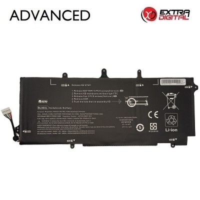 Nešiojamo kompiuterio baterija HP BL06XL, 3400mAh, Extra Digital Advanced