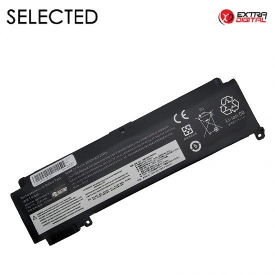 Nešiojamo kompiuterio baterija LENOVO 01AV405, 2000mAh, Extra Digital Selected Nešiojamo kompiuterio baterija LENOVO 01AV405, 2000mAh, Extra Digital Selected