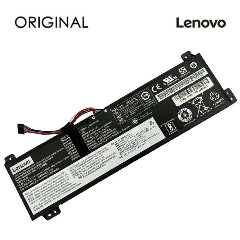 Nešiojamo kompiuterio baterija LENOVO L17L2PB3, 3816mAh, Original Nešiojamo kompiuterio baterija LENOVO L17L2PB3, 3816mAh, Original