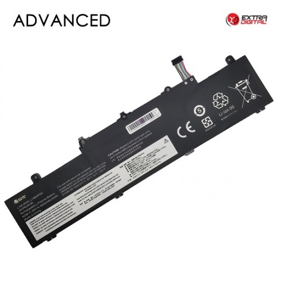 Nešiojamo kompiuterio baterija LENOVO L19C3PD5, 4650mAh, Extra Digital Advanced Nešiojamo kompiuterio baterija LENOVO L19C3PD5, 4650mAh, Extra Digital Advanced