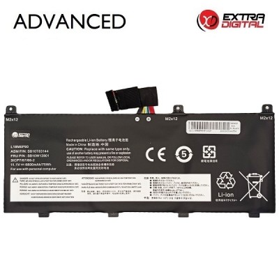 Nešiojamo kompiuterio baterija LENOVO L18M6P90, 6800mAh, Extra Digital Advanced