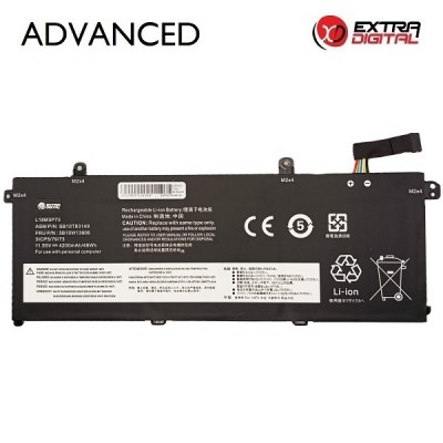 Nešiojamo kompiuterio baterija LENOVO L18M3P73, 4200mAh, Extra Digital Advanced