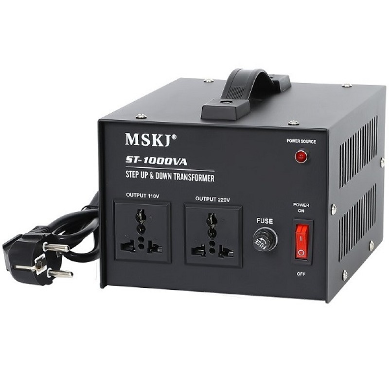 Įtampos transformatorius 110VAC-220VAC/ 220VAC-110VAC, 1000VA
