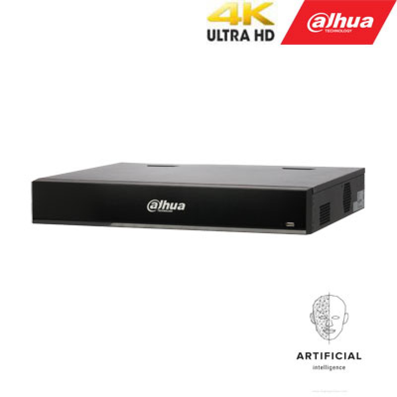 IP įrašymo įrenginys 32kam.16MP, IVS, AI, 16 PoE, 320Mbps, H.265+, veido atpažinimo funkcija 4 kan. IP įrašymo įrenginys 32kam.16MP, IVS, AI, 16 PoE, 320Mbps, H.265+, veido atpažinimo funkcija 4 kan.