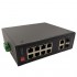 PoE šakotuvas 8x Gigabit PoE+2x Gigabit UPLINK, SFP, 120W Industrial