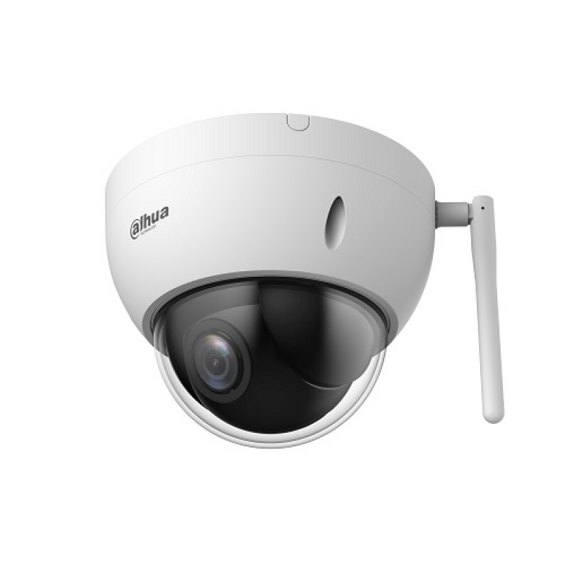 Mini IP valdoma kamera 4MP 1/2.8 colio CMOS sensorius, 4x artinimas, WIFI, IK10, IP66 Mini IP valdoma kamera 4MP 1/2.8 colio CMOS sensorius, 4x artinimas, WIFI, IK10, IP66