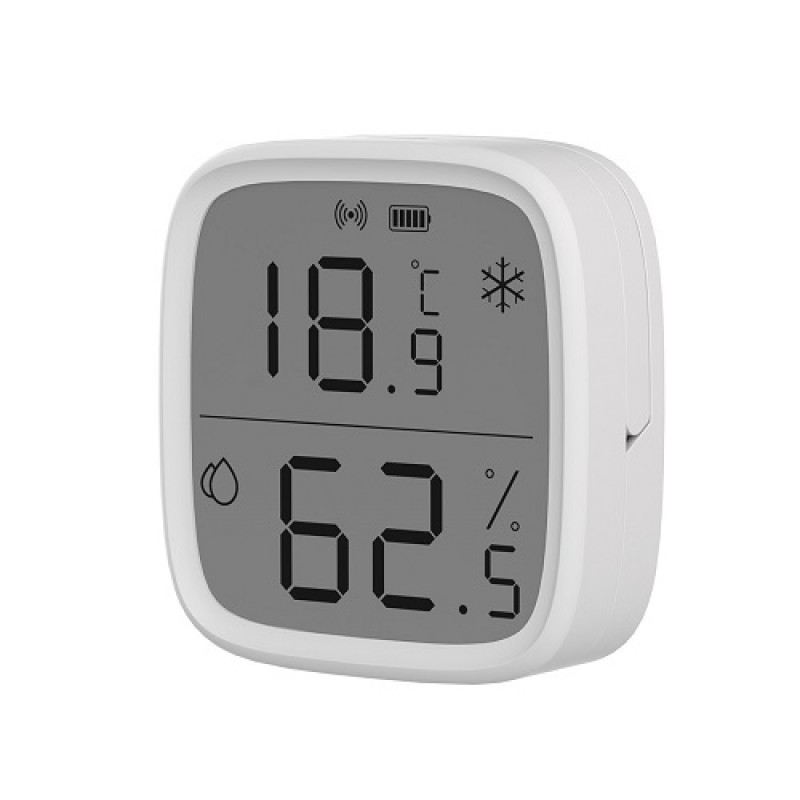 SONOFF Zigbee išmanusis temperatūros ir drėgmės jutiklis su LCD ekranu SONOFF Zigbee išmanusis temperatūros ir drėgmės jutiklis su LCD ekranu