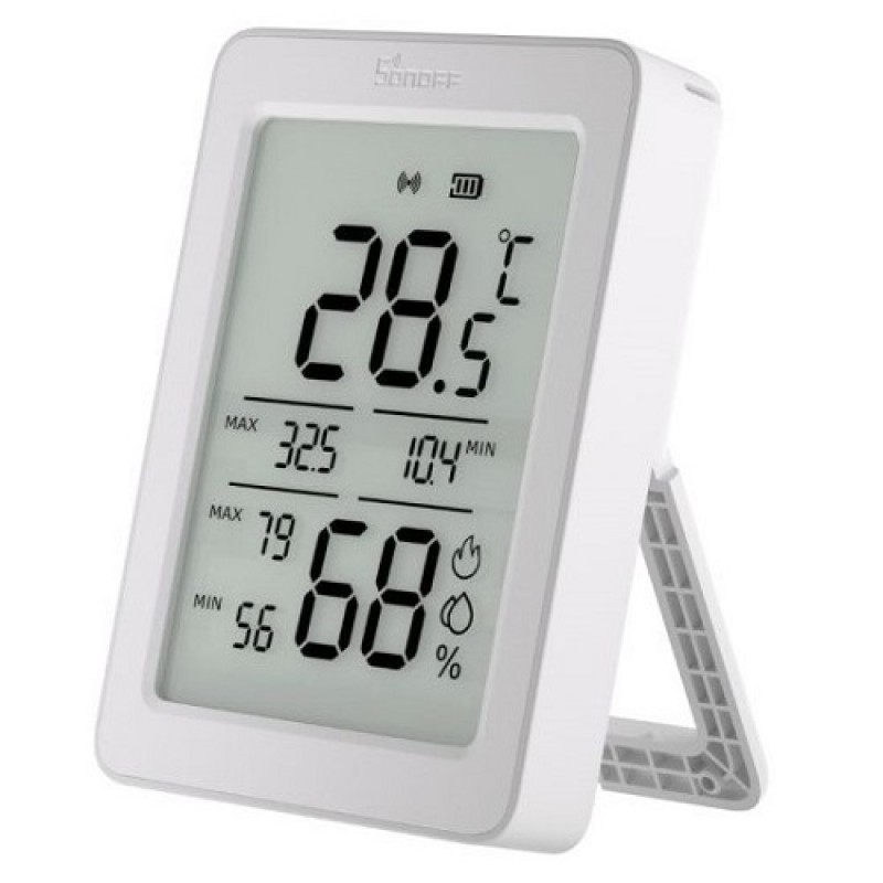SONOFF Zigbee išmanusis temperatūros ir drėgmės jutiklis su LCD ekranu