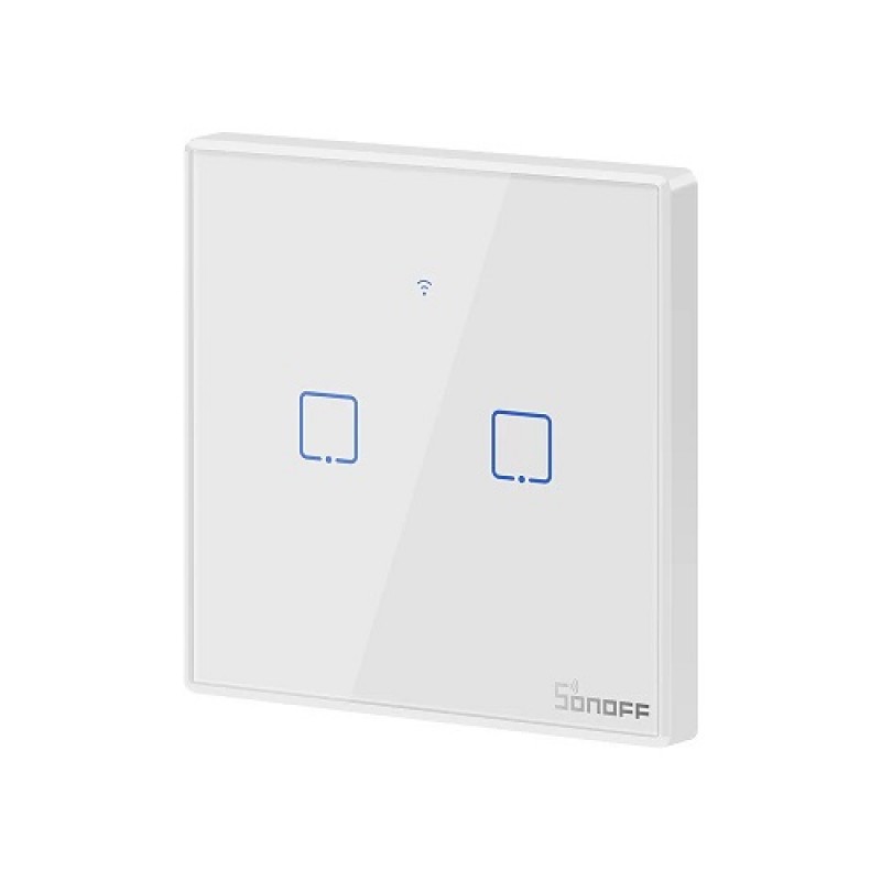 SONOFF TX išmanusis sieninis jungiklis T2EU2C, Wi-Fi, RF SONOFF TX išmanusis sieninis jungiklis T2EU2C, Wi-Fi, RF