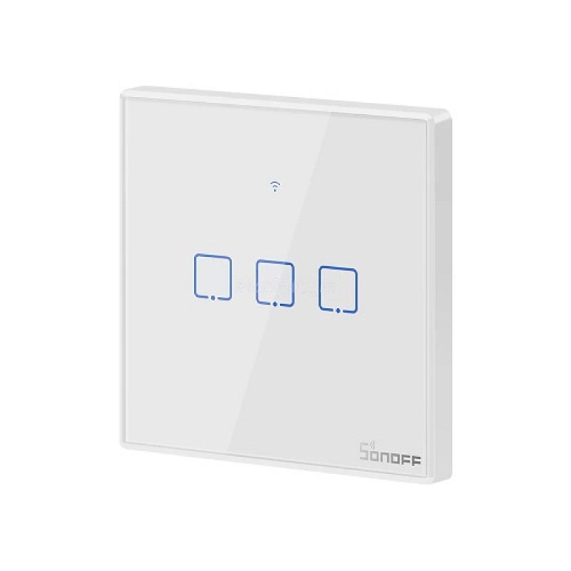 SONOFF TX išmanusis sieninis jungiklis T2EU3C, Wi-Fi, RF SONOFF TX išmanusis sieninis jungiklis T2EU3C, Wi-Fi, RF