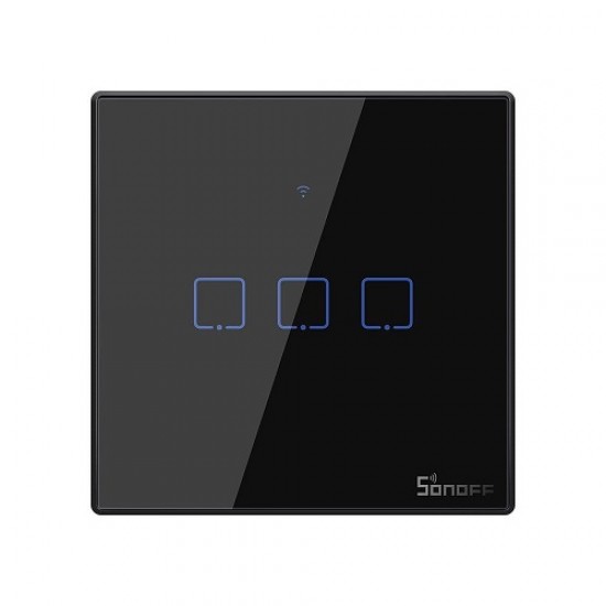 SONOFF TX išmanusis sieninis jungiklis T3EU3C, Wi-Fi, RF SONOFF TX išmanusis sieninis jungiklis T3EU3C, Wi-Fi, RF