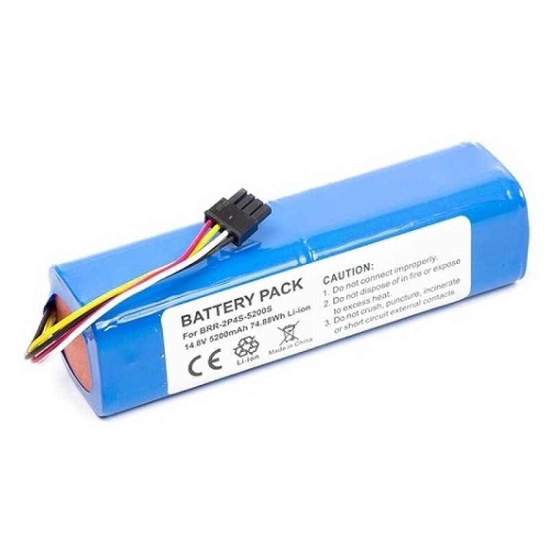 Akumuliatorius prietaisams XIAOMI Mi Robo/ Mijia/ Roborock S50, 14.8V, 5.2Ah, Li-ion Akumuliatorius prietaisams XIAOMI Mi Robo/ Mijia/ Roborock S50, 14.8V, 5.2Ah, Li-ion