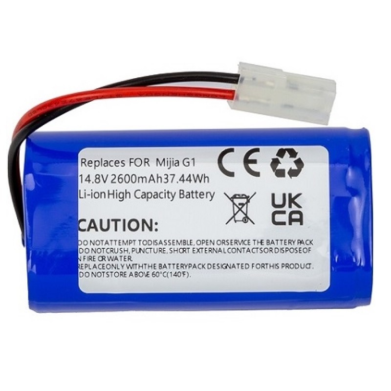 Akumuliatorius prietaisams XIAOMI Mijia G1, 14.8V, 2.6Ah, Li-ion Akumuliatorius prietaisams XIAOMI Mijia G1, 14.8V, 2.6Ah, Li-ion
