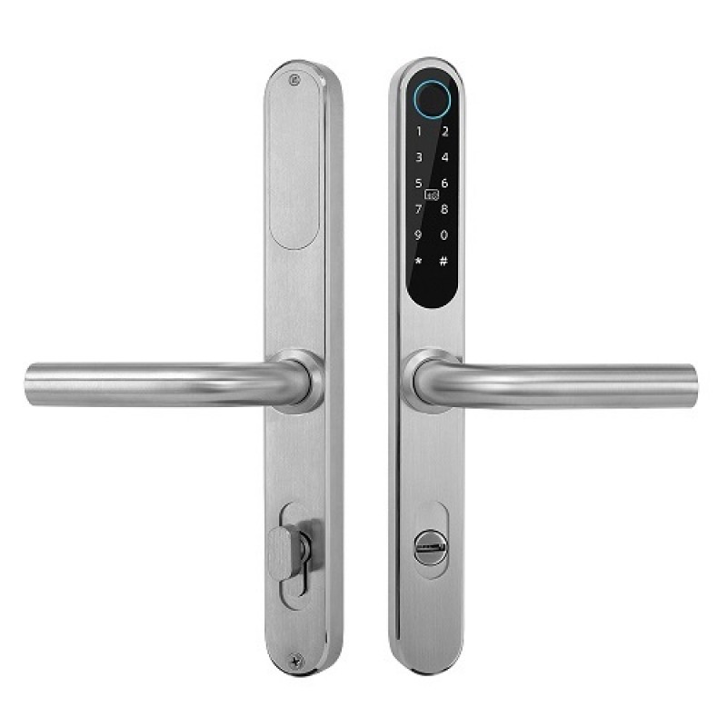 Išmanioji spyna, TTlock, Mifare, su pirštų antspaudų skaitytuvu (dešinė, į vidų) Išmanioji spyna, TTlock, Mifare, su pirštų antspaudų skaitytuvu (dešinė, į vidų)