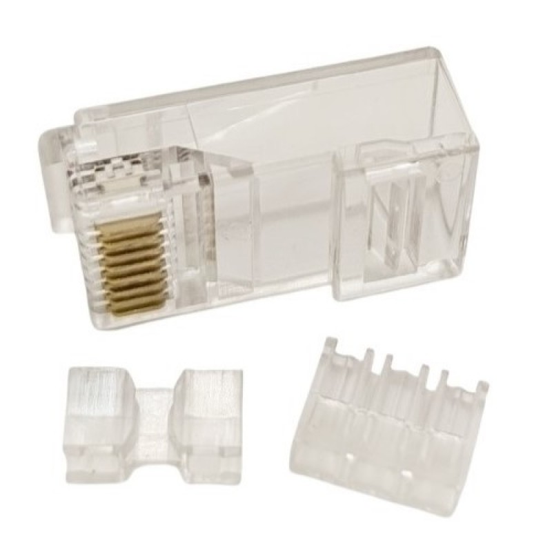 RJ45 jungtis UTP CAT6A, 100 vnt.