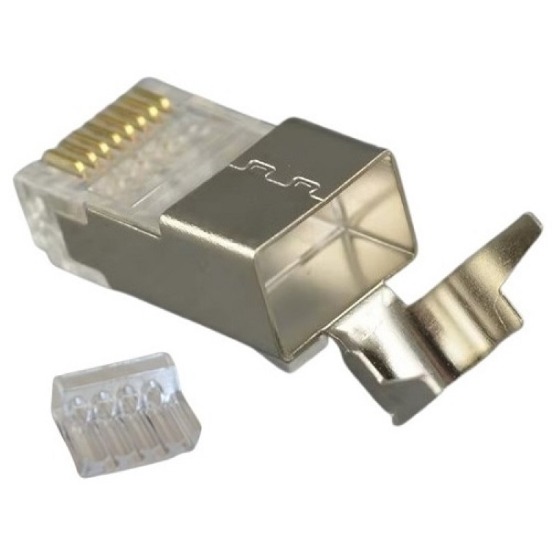 RJ45 jungtis ekranuota FTP CAT7, 20 vnt.